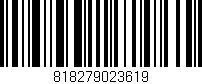 Código de barras (EAN, GTIN, SKU, ISBN): '818279023619'