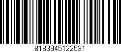 Código de barras (EAN, GTIN, SKU, ISBN): '8183945122531'
