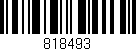 Código de barras (EAN, GTIN, SKU, ISBN): '818493'