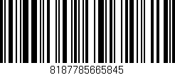 Código de barras (EAN, GTIN, SKU, ISBN): '8187785665845'