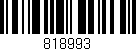 Código de barras (EAN, GTIN, SKU, ISBN): '818993'