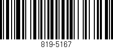 Código de barras (EAN, GTIN, SKU, ISBN): '819-5167'