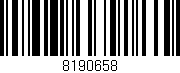 Código de barras (EAN, GTIN, SKU, ISBN): '8190658'