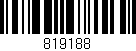 Código de barras (EAN, GTIN, SKU, ISBN): '819188'