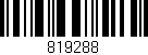 Código de barras (EAN, GTIN, SKU, ISBN): '819288'