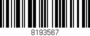 Código de barras (EAN, GTIN, SKU, ISBN): '8193567'