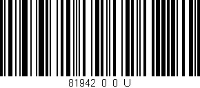 Código de barras (EAN, GTIN, SKU, ISBN): '81942_0_0_U'