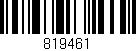 Código de barras (EAN, GTIN, SKU, ISBN): '819461'