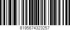 Código de barras (EAN, GTIN, SKU, ISBN): '8195674323257'