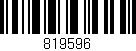 Código de barras (EAN, GTIN, SKU, ISBN): '819596'