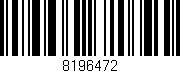 Código de barras (EAN, GTIN, SKU, ISBN): '8196472'