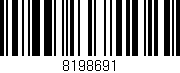 Código de barras (EAN, GTIN, SKU, ISBN): '8198691'