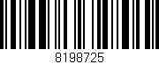 Código de barras (EAN, GTIN, SKU, ISBN): '8198725'