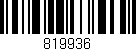 Código de barras (EAN, GTIN, SKU, ISBN): '819936'