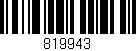 Código de barras (EAN, GTIN, SKU, ISBN): '819943'