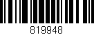 Código de barras (EAN, GTIN, SKU, ISBN): '819948'