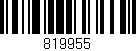 Código de barras (EAN, GTIN, SKU, ISBN): '819955'