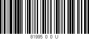 Código de barras (EAN, GTIN, SKU, ISBN): '81995_0_0_U'