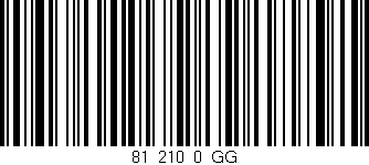 Código de barras (EAN, GTIN, SKU, ISBN): '81_210_0_GG'