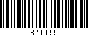 Código de barras (EAN, GTIN, SKU, ISBN): '8200055'