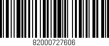 Código de barras (EAN, GTIN, SKU, ISBN): '82000727606'