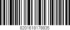 Código de barras (EAN, GTIN, SKU, ISBN): '8201618178835'