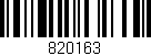 Código de barras (EAN, GTIN, SKU, ISBN): '820163'