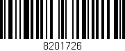 Código de barras (EAN, GTIN, SKU, ISBN): '8201726'