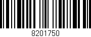 Código de barras (EAN, GTIN, SKU, ISBN): '8201750'