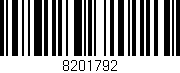 Código de barras (EAN, GTIN, SKU, ISBN): '8201792'