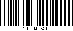 Código de barras (EAN, GTIN, SKU, ISBN): '8202334864927'