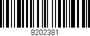 Código de barras (EAN, GTIN, SKU, ISBN): '8202381'