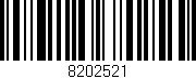 Código de barras (EAN, GTIN, SKU, ISBN): '8202521'