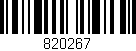Código de barras (EAN, GTIN, SKU, ISBN): '820267'