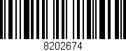 Código de barras (EAN, GTIN, SKU, ISBN): '8202674'
