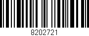 Código de barras (EAN, GTIN, SKU, ISBN): '8202721'