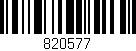 Código de barras (EAN, GTIN, SKU, ISBN): '820577'