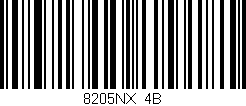 Código de barras (EAN, GTIN, SKU, ISBN): '8205NX/4B'