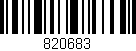 Código de barras (EAN, GTIN, SKU, ISBN): '820683'