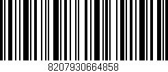 Código de barras (EAN, GTIN, SKU, ISBN): '8207930664858'