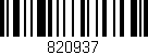 Código de barras (EAN, GTIN, SKU, ISBN): '820937'