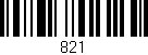 Código de barras (EAN, GTIN, SKU, ISBN): '821'