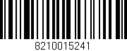 Código de barras (EAN, GTIN, SKU, ISBN): '8210015241'
