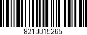 Código de barras (EAN, GTIN, SKU, ISBN): '8210015265'