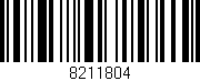 Código de barras (EAN, GTIN, SKU, ISBN): '8211804'
