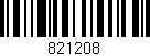 Código de barras (EAN, GTIN, SKU, ISBN): '821208'