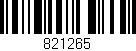 Código de barras (EAN, GTIN, SKU, ISBN): '821265'