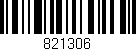 Código de barras (EAN, GTIN, SKU, ISBN): '821306'