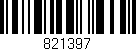 Código de barras (EAN, GTIN, SKU, ISBN): '821397'