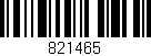 Código de barras (EAN, GTIN, SKU, ISBN): '821465'